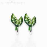 May Lily of the Valley Small - Clip-On Earrings